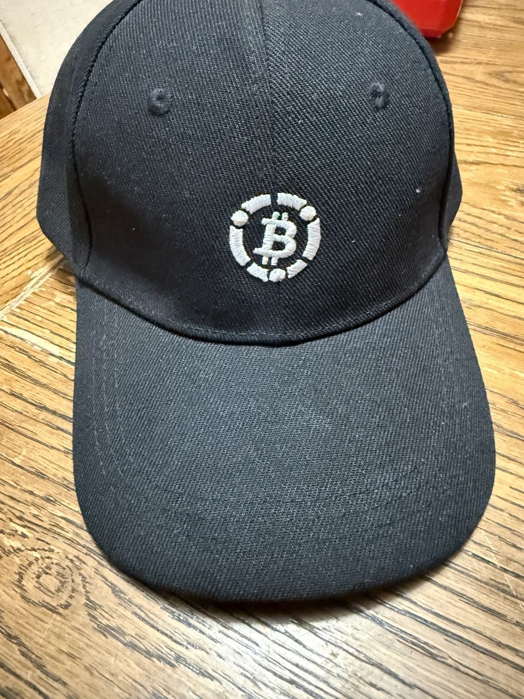 Viabtc Bitcoin Crypto Logo Embroidered Baseball Cap Black